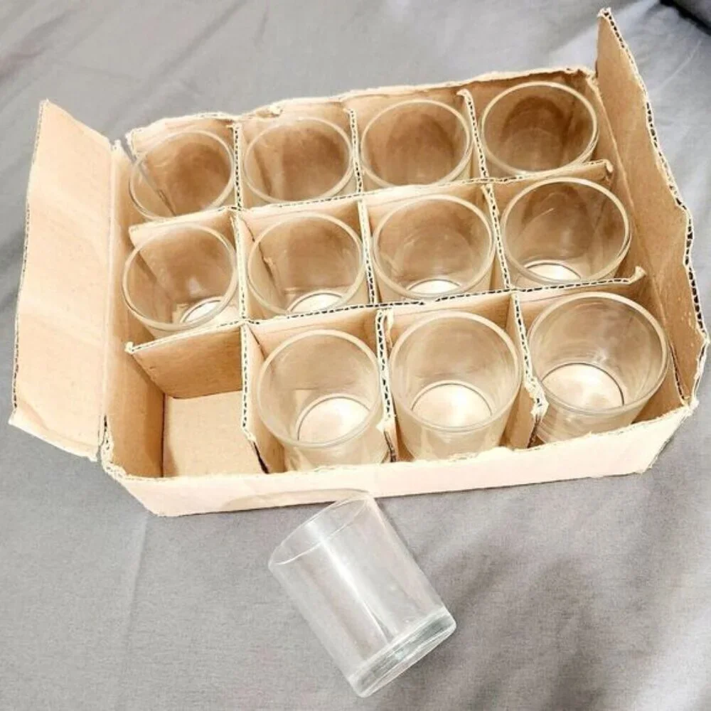 Plain Clear Shot glasses set - Set Of 12